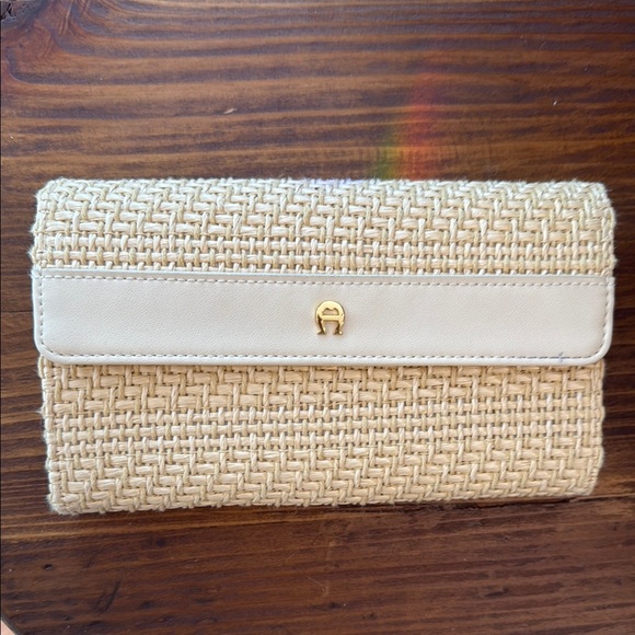 Etienne Aigner Handbags - Etienne Aigner Woven Clutch New